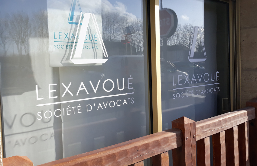 Image d'un lettrage adhésif