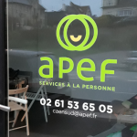 Image d'un lettrage adhésif