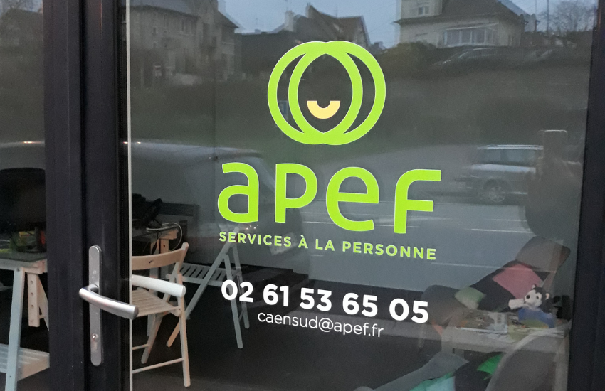 Image d'un lettrage adhésif