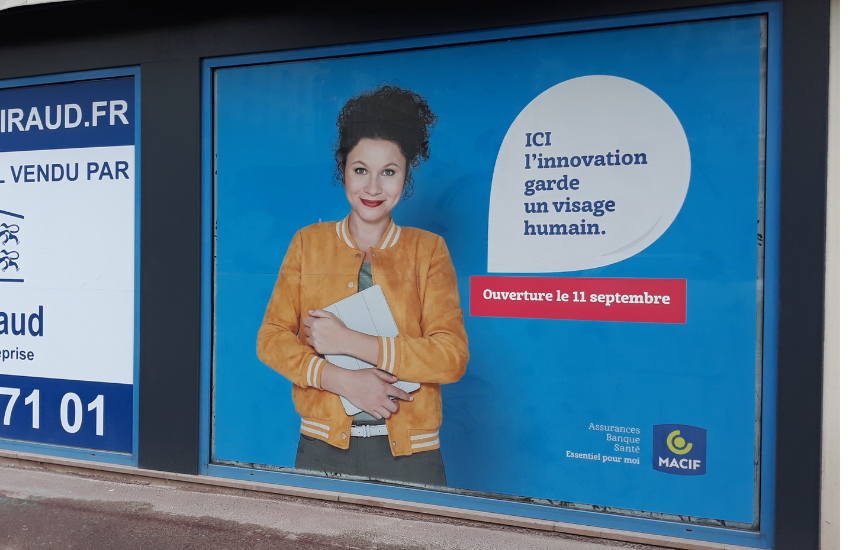 Image d'un stickers vitrine