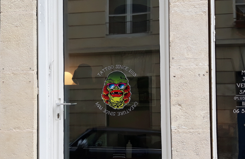 Image d'un stickers vitrine