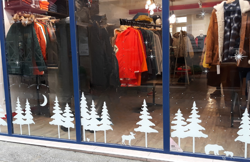 Image d'un stickers vitrine