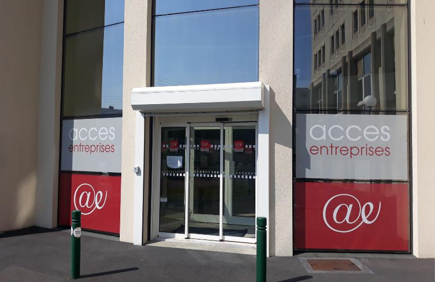 Image d'un stickers vitrine