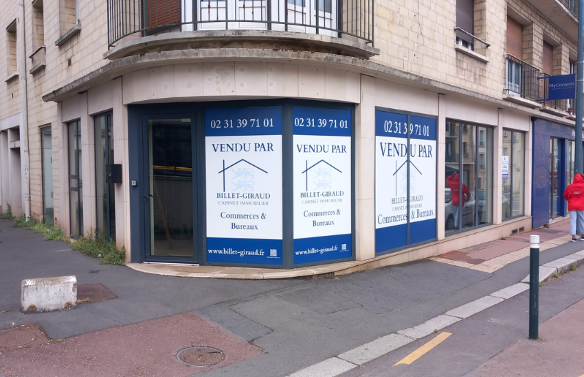 Image d'un stickers vitrine