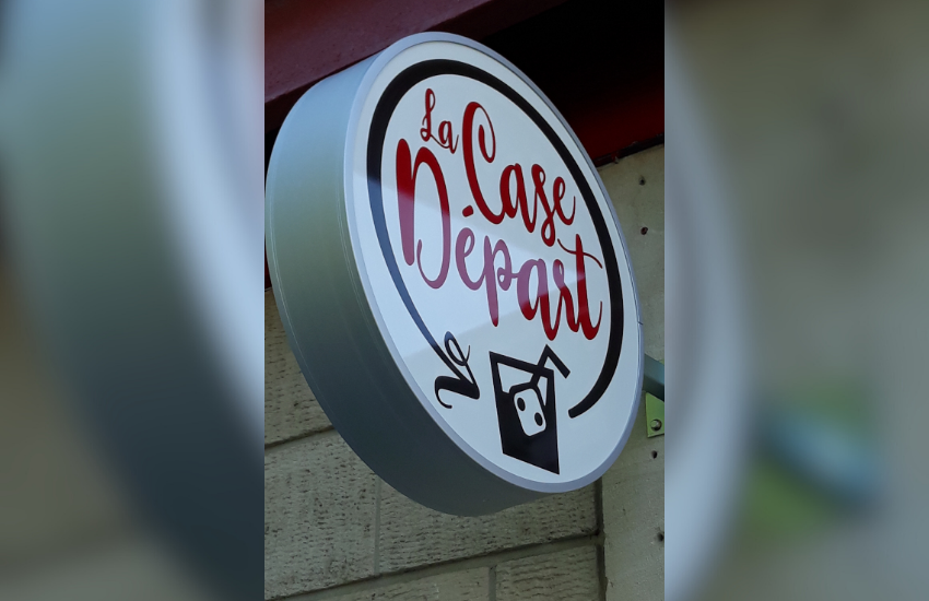 Image d'une enseigne drapeau