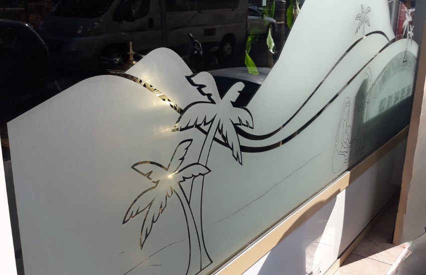 Image d'un film dépoli