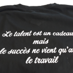 Image d'un marquage textile