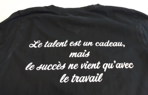 Image d'un marquage textile